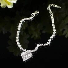 2015 hot sell Foot Jewelry Multi-pattern Love Heart Wedding Sandal Beach Star Crystal Anklet Chain 56HB