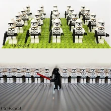 Звездные войны Sw201 клон пехотинец, солдат с 6 шт. пистолет совместимый 7681 8014 строительный блок 100 шт./лот детские игрушки