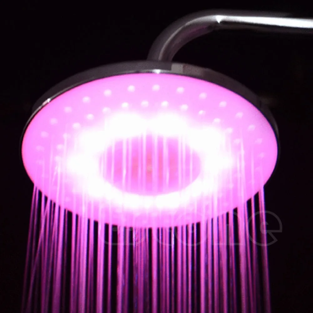 8 дюймовый RGB светодиодный светильник из нержавеющей стали душевая лейка ванная