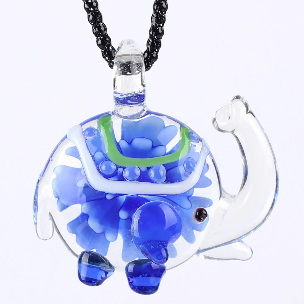 Ожерелье из муранского стекла с глянцевым покрытием в виде слона|fashion jewelry|jewelry