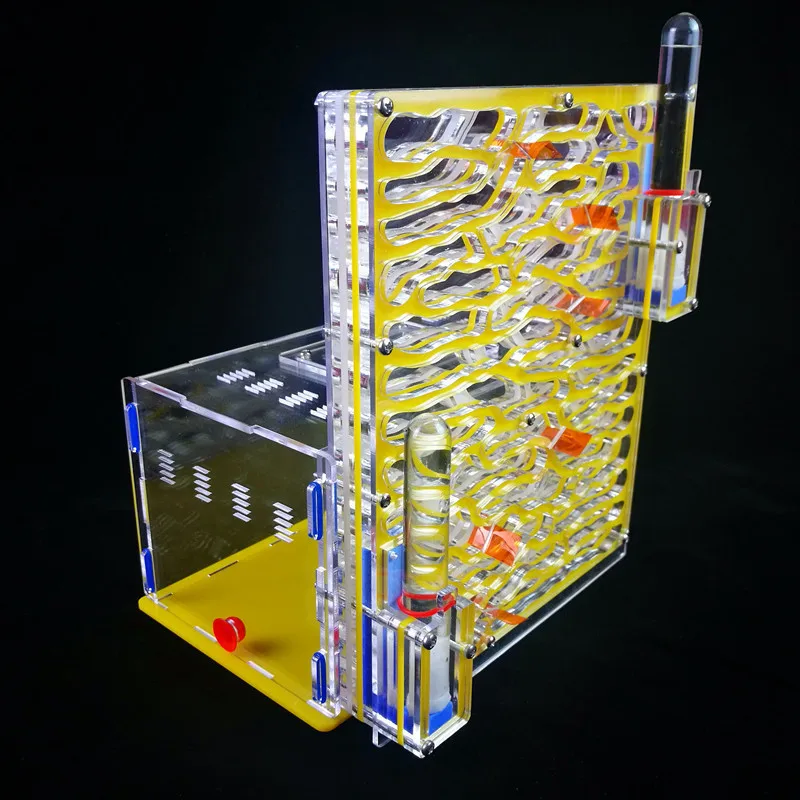 Большой D4 Т-образный Муравьиное гнездо обучающая игрушка двойные водонапорные башни Antfarm с площадью кормления акриловый муравейник Biolgy Study Hormiguero