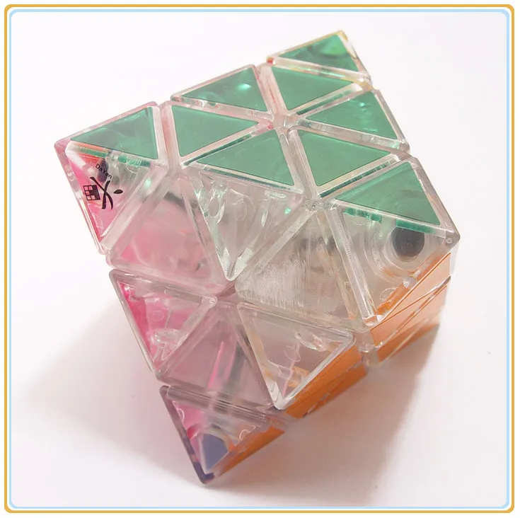 DaYan Octahedron волшебный куб белый и черный и прозрачный обучающий и развивающий куб магические игрушки