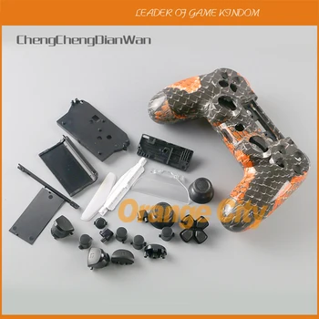 

ChengChengDianWan Custom Housing Shell Mod Kit Case Cover dragon Game Controller Shell Housing Case for PS4 Controller Cover