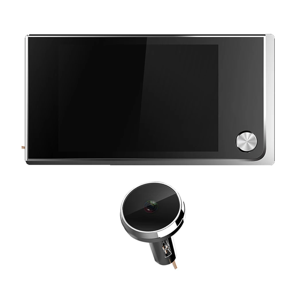  LCD Video Smart Vision Camera Door Eye Viewer Wired Security Password, Photo Views Cam, Residential & Commercial Graded