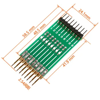 

With LED Test Probe Download Burner Needle PCB Test Probe for PCB SMT/ SMD IC Spring Needle SCM LED Water lamp Module Circuit