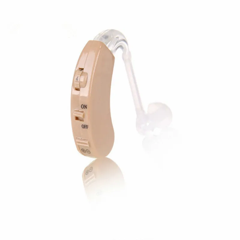 

Hearing Aid Behind Ear Adjustable Tone Hearing Aid Sound Voice Amplifier Volume Control for The Deaf S-9C