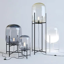 Скандинавский пост-современный простой стеклянный торшер креативные стандартные настольные лампы для гостиной спальни бара ресторана AC110-220V