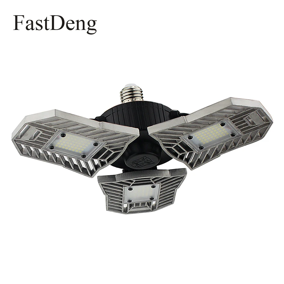 

60W Led Deformable Lamp Garage Light E27 LED Corn Bulb High Intensity Deformable Lamp For Indoor Parking Lot Mining Lamp