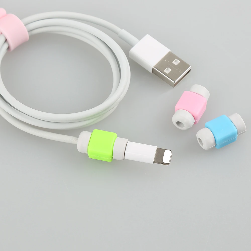 Cable Protector Data Line Colors Cord Protector Protective Case Long Size Cable Winder Cover For iPhone USB Charging Cable