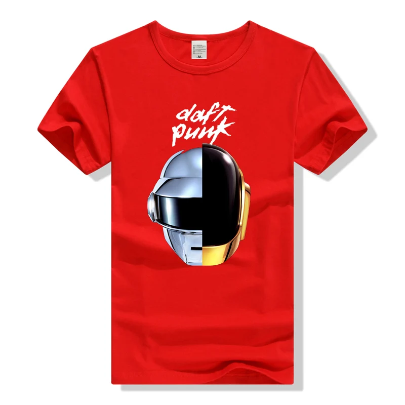 Daft Punk футболка Для мужчин женщин Одежда унисекс Топ Плюс Размеры хлопковая