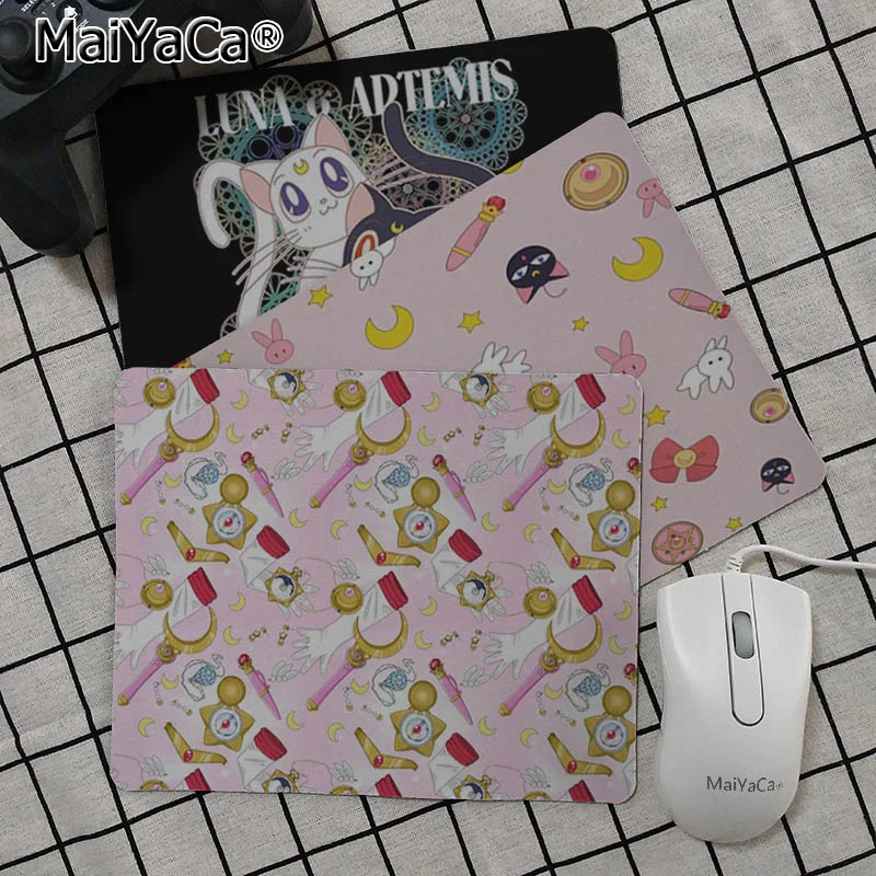 

MaiYaCa In Stocked Sailor Moon Magic Wand Customized laptop Gaming mouse pad Smooth Writing Pad Desktops Mate gaming mouse pad