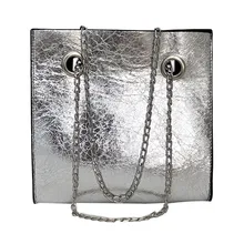 OCARDIAN сумки для женщин Роскошные простые женские лакированные кожаные глянцевые цепи сумка через плечо косая сумка Прямая поставка M15