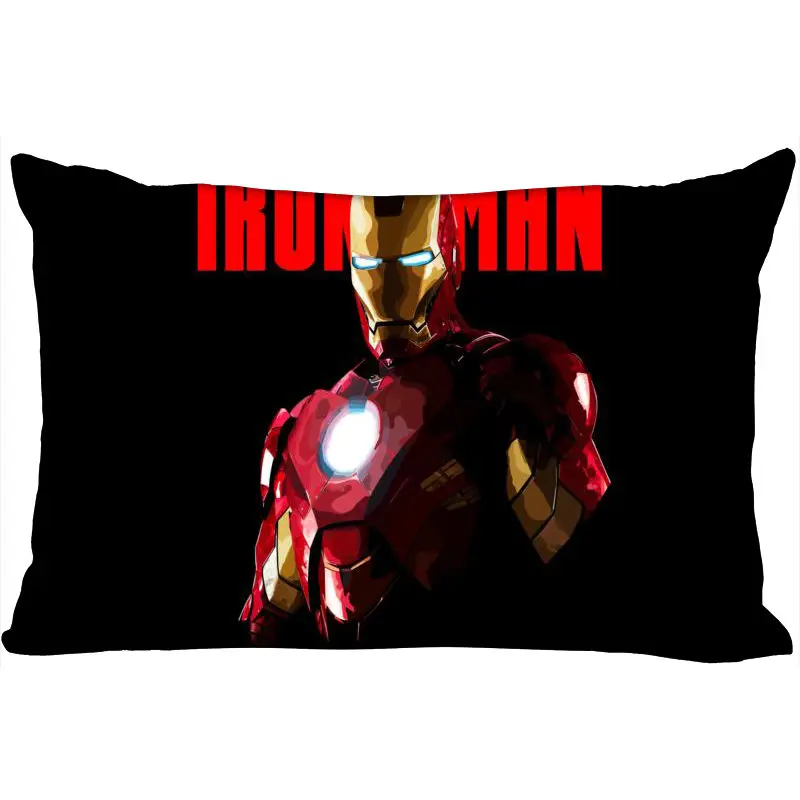 

Iron Man Hot New Arrival Rectangle Pillowcase Wedding Decorative Pillow Case Customize Gift For Pillow Cover (two-sides)