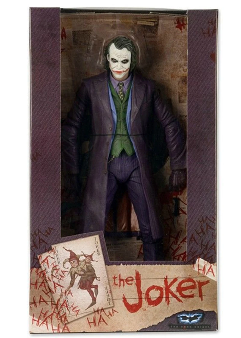  Collectible Gifts for Fans Kids THE JOKER HEATH LEDGER DC COMICS 18cm Action Figure Model 7