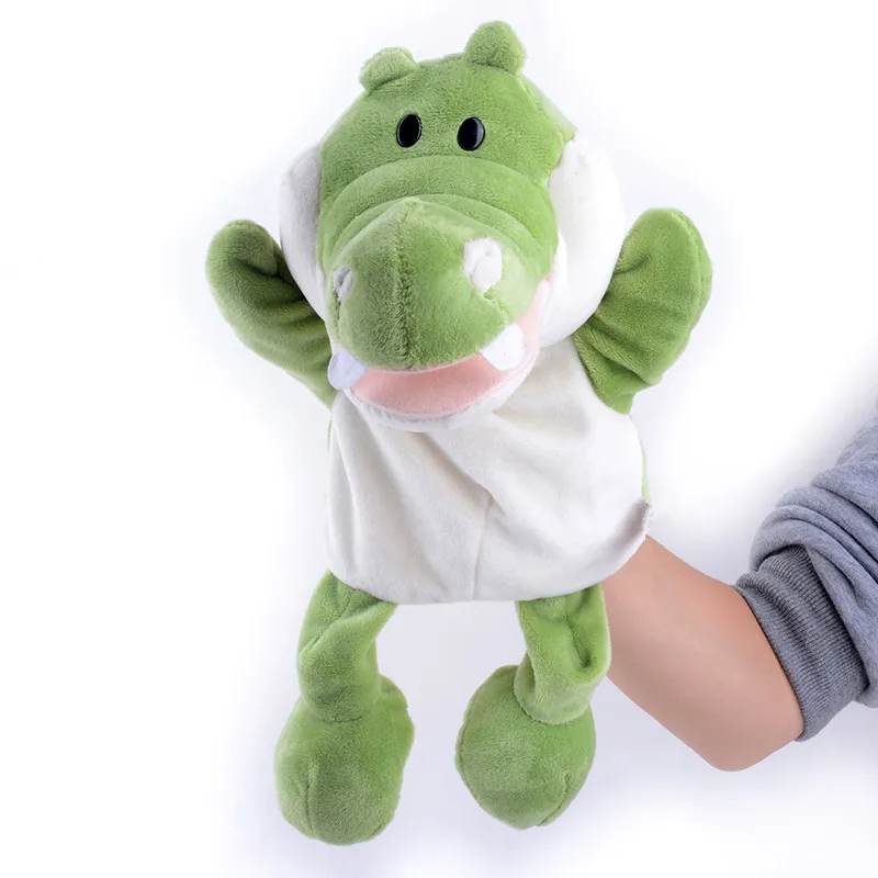 New Arrival Hand Puppets Cute Plush Cartoon Hippo ...