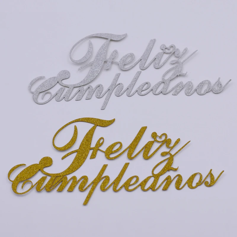 Feliz Cumpleanos Cupcake Cake Topper Happy Birthday In Spanish Cake