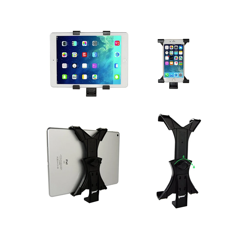 

Universal Tablet Clip Stand Holder phone Tablet Tripod Mount Bracket Adapter for Apple iPad for Samsung Galaxy Tab Free Shipping