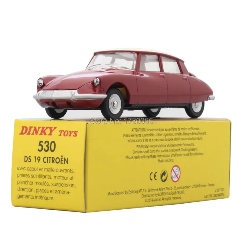Dinky Toys Atlas 530 Citro/ën DS 19 rouge 1//43