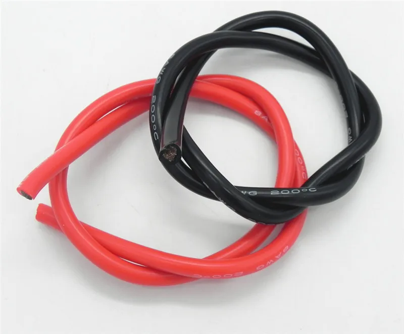 Силиконовый кабель 20 компл./лот 8AWG 0 5 м черный + | Обустройство дома