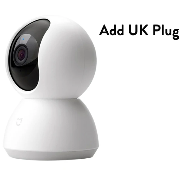 Xiaomi Mijia IP Камера PTZ 1080P панорамная камера HD 360 градусов ночное видение веб-камера IP Cam видеокамера для умного дома - Цвет: UK Plug