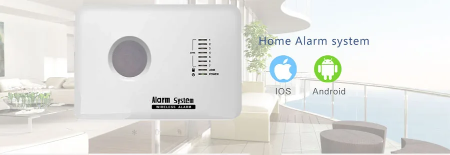 Sgooway APP GSM sistema de alarma ruso inglés español polaco inalámbrico hogar alarma GSM sistema de alarma