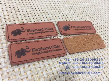 

Custom made high quality leather label / simulation leather label /main label