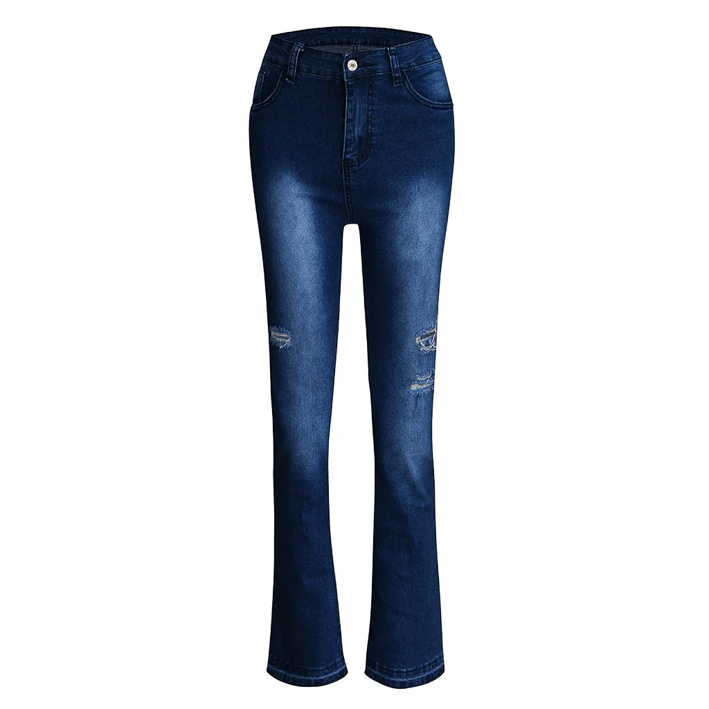 Джинсы Узкие женские джинсы De Mujer Dames джинсы Broeken vaqueeros женские шорты с завышенной талией и карманами широкие джинсы расклешенные рваные брюки Z4