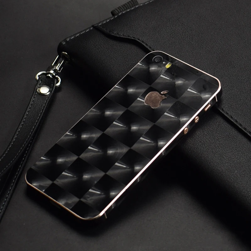 

Cat Eye Decorative For Apple iPhone 5s 5 SE Mobile Phone Protector iPhone5 iPhone5s Back Film Protective Stickers With Gift
