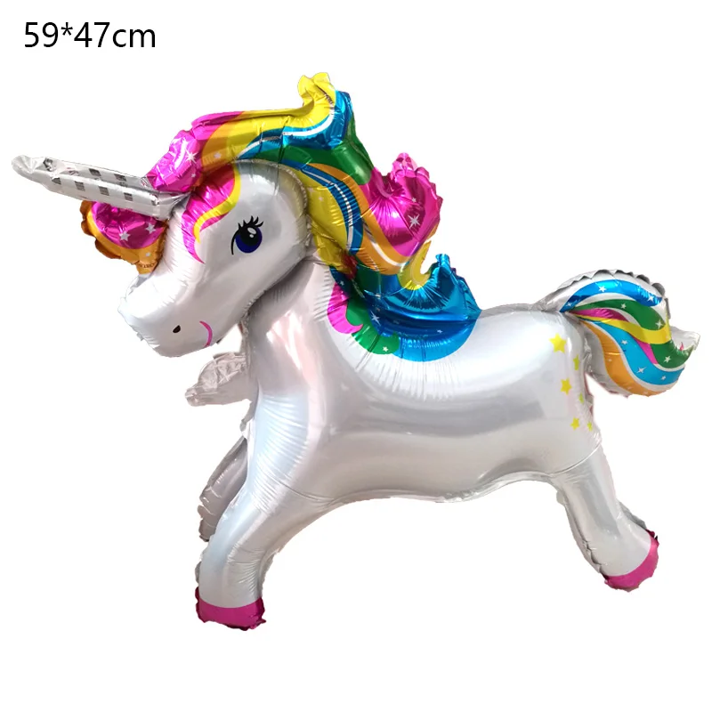 17 Style Unicorn Party Balloons Birthday Wedding Children's Day Foil My horse Pony Balloons Party Decorations Supplies