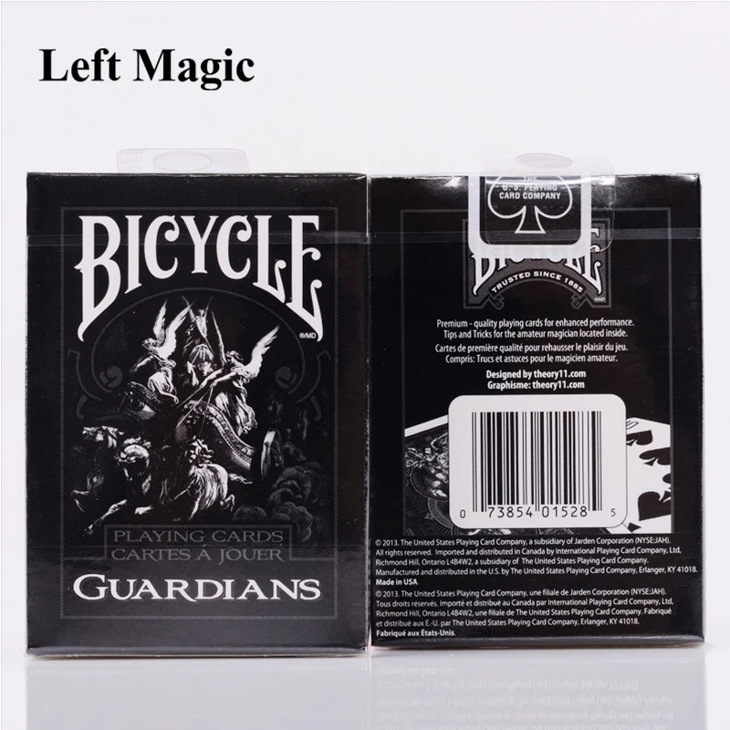 

Bicycle Guardians Playing Cards By Theory11 Black Magic Cardistry Deck Guardian Magic Tricks Magic Props