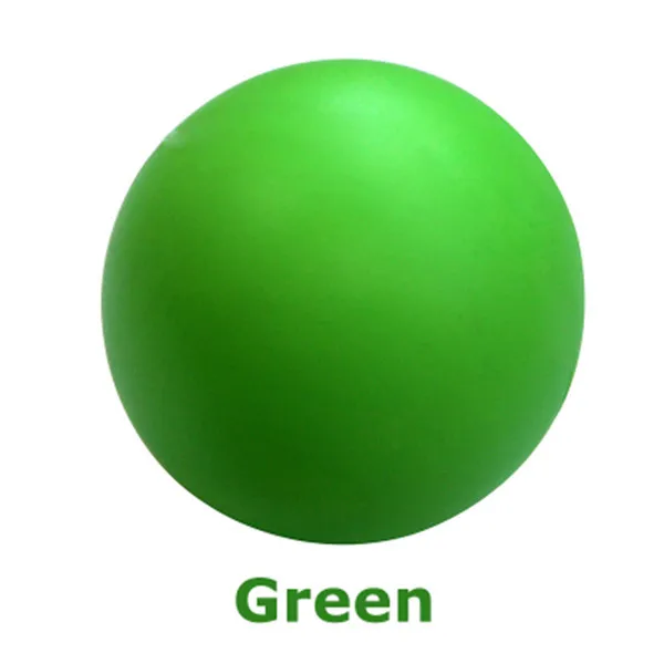 6 см мяч для Лакросса резиновый мяч для фитнеса хоккейный твердый массажный мяч релаксационная терапия Rehab инструмент массаж всего тела - Цвет: Зеленый