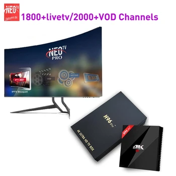 

IPTV 4K Box H96pro android box amlogic s912 Neotv Pro iptv m3u H96 pro plus iptv arabic Tvbox