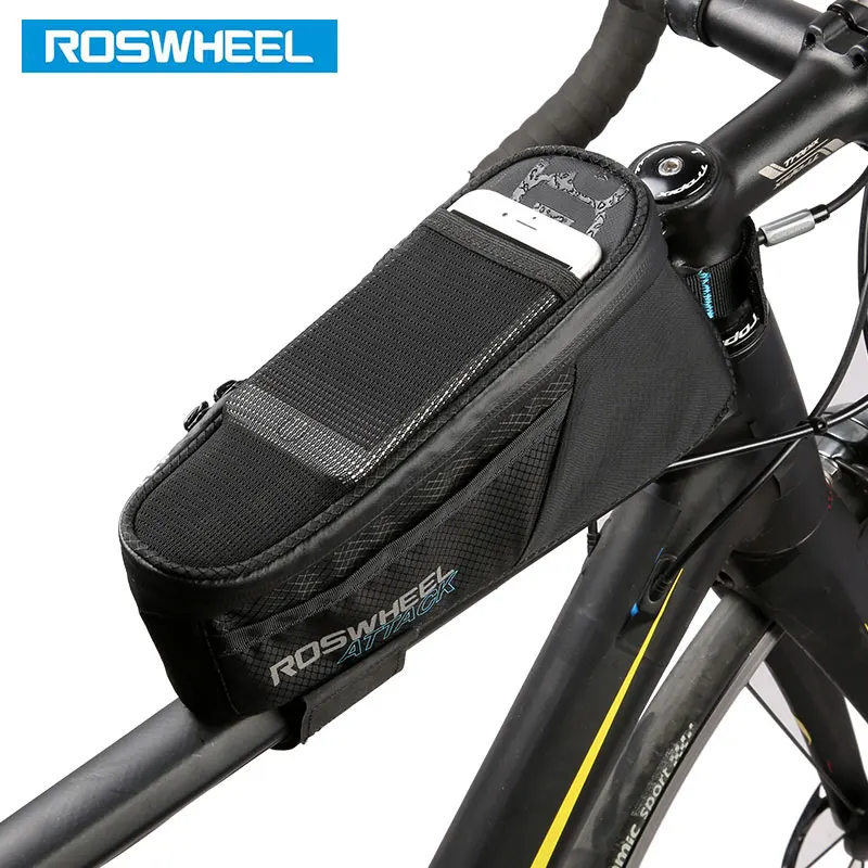 ROSWHEEL велосипедная верхняя рама сумка кошелек-туба Pannier Велоспорт Carryings Карманный MTB дорожный велосипед запчасти корзина 121370