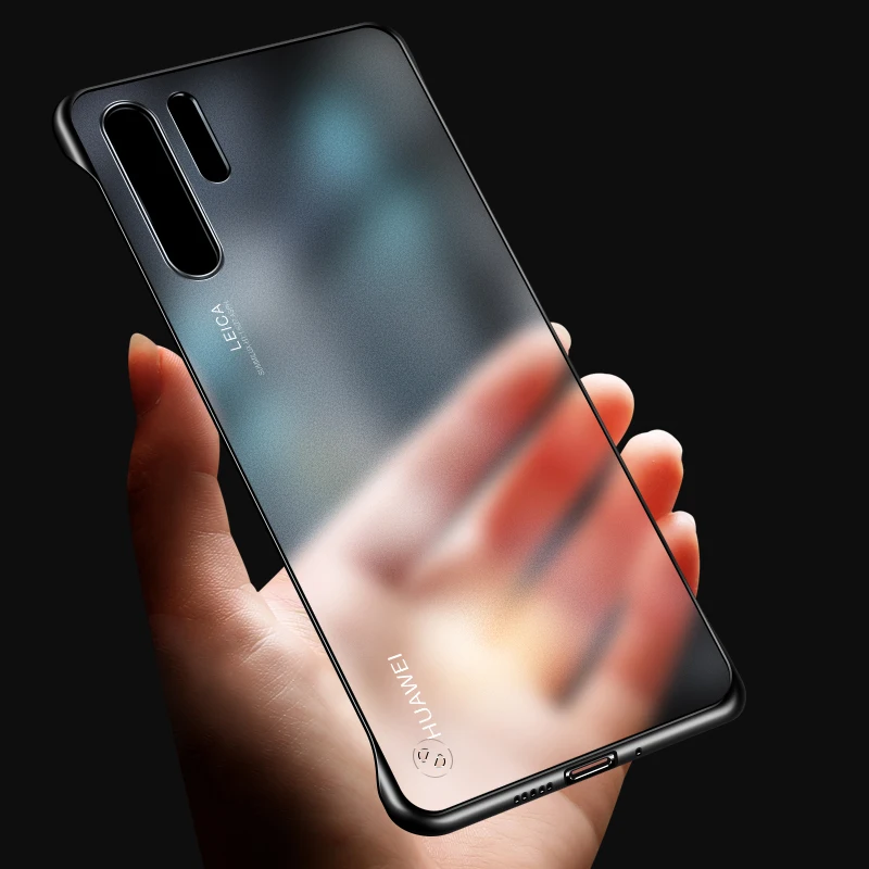 Роскошный безборый чехол для телефона huawei p30 pro lite light p30pro безрамный матовый с кольцом чехол для huawei P30 lite P 30 30pro