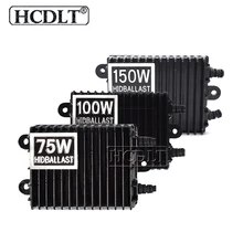 HCDLT высокое Мощность 75 W 100 W 150 W Ксеноновые балласт переменного тока автомобиля 12 V Ксеноновые балласт для автомобильных фар комплект H1 H7 H11 HB3 HB4 D2H