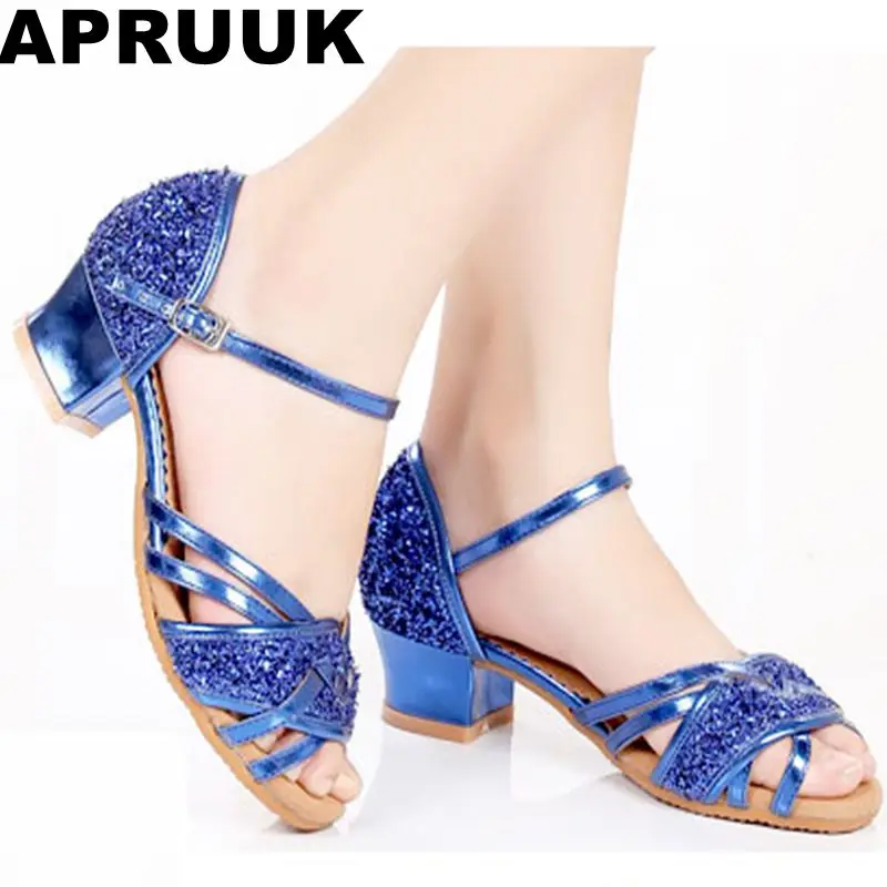 

Gold silver wedding shoes women low 3CM square heel ankle straps brides shoes DS002 blue pink peep toe bridal sandals shoes