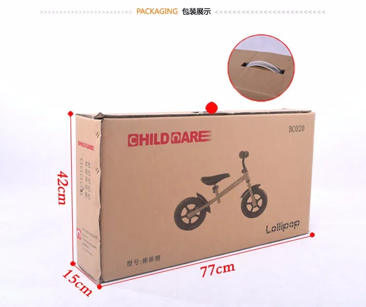 Top Hot Sales 12 inch Balance Bike Plastic Wheel Red Blue Yellow Pink Green Kid Bicycle High Quality Steel Frame for children 10