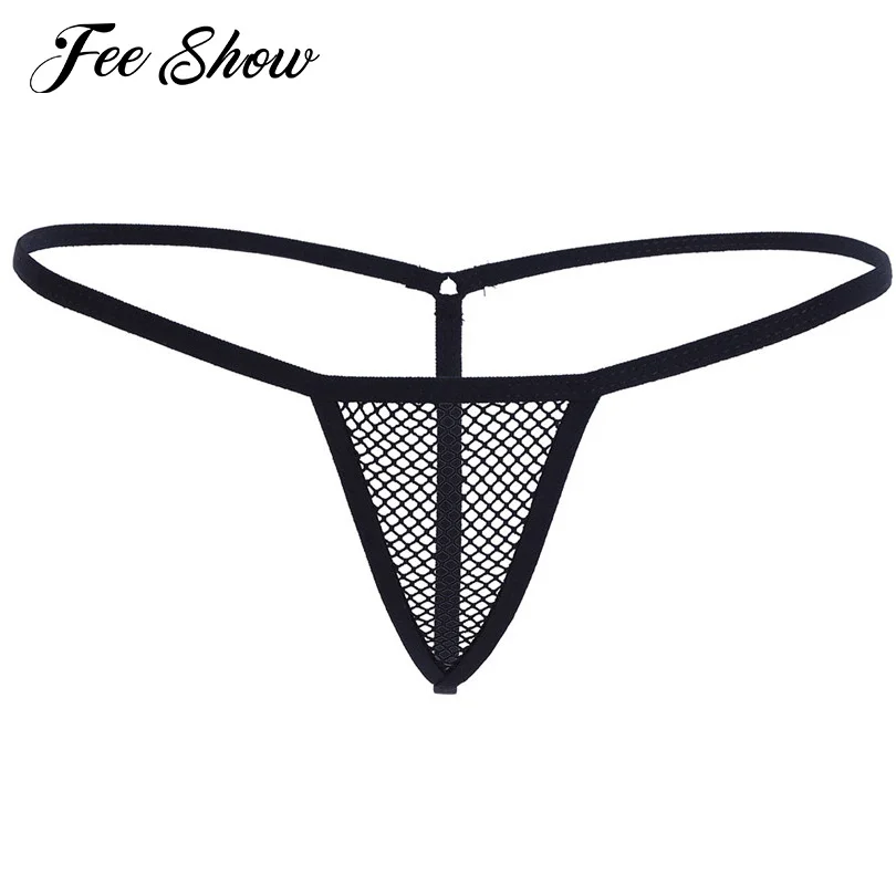 Black Sexy Women Lingerie Mesh Stretchy G String Underwear Underpants Womens Lingerie See