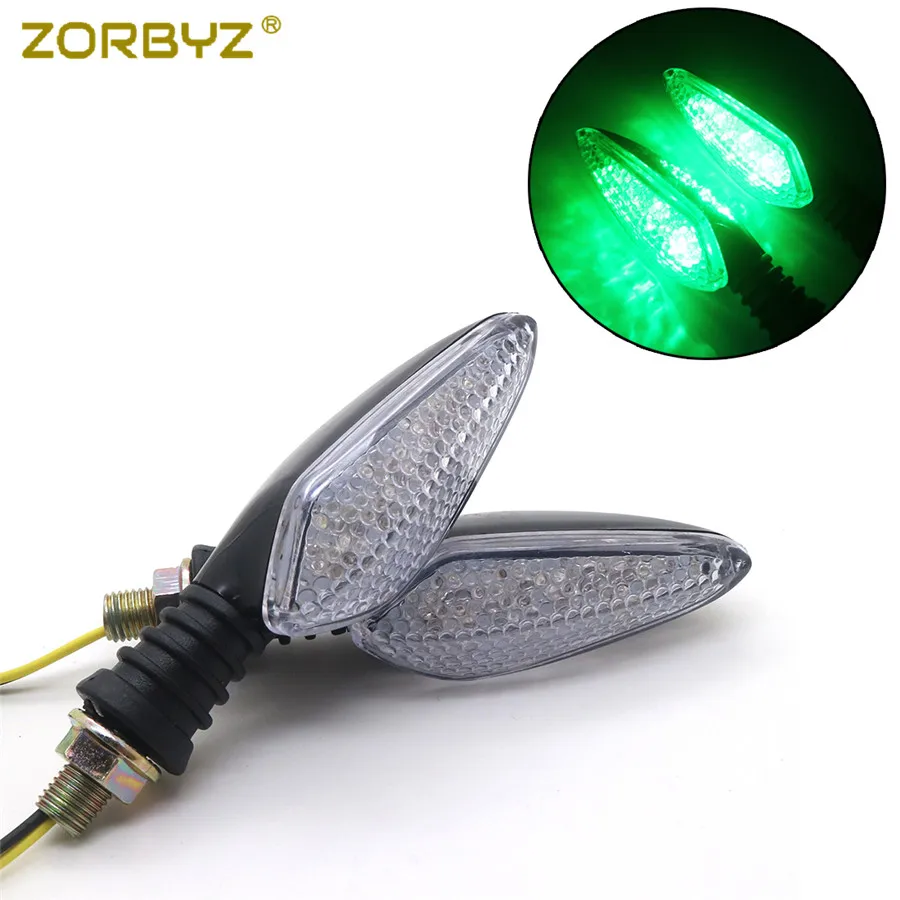 

ZORBYZ Motorcycle Universal LED Turn Signals Indicator Light For Honda Suzuki KTM Custom