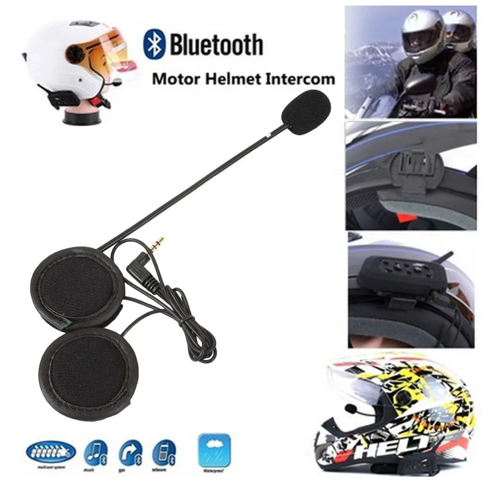 

Bluetooth Headset Helmet Intercom Headset Motorcycle Helmets Durable Jack V4&V6 Rider Interphone Accessories Outdoor Replace