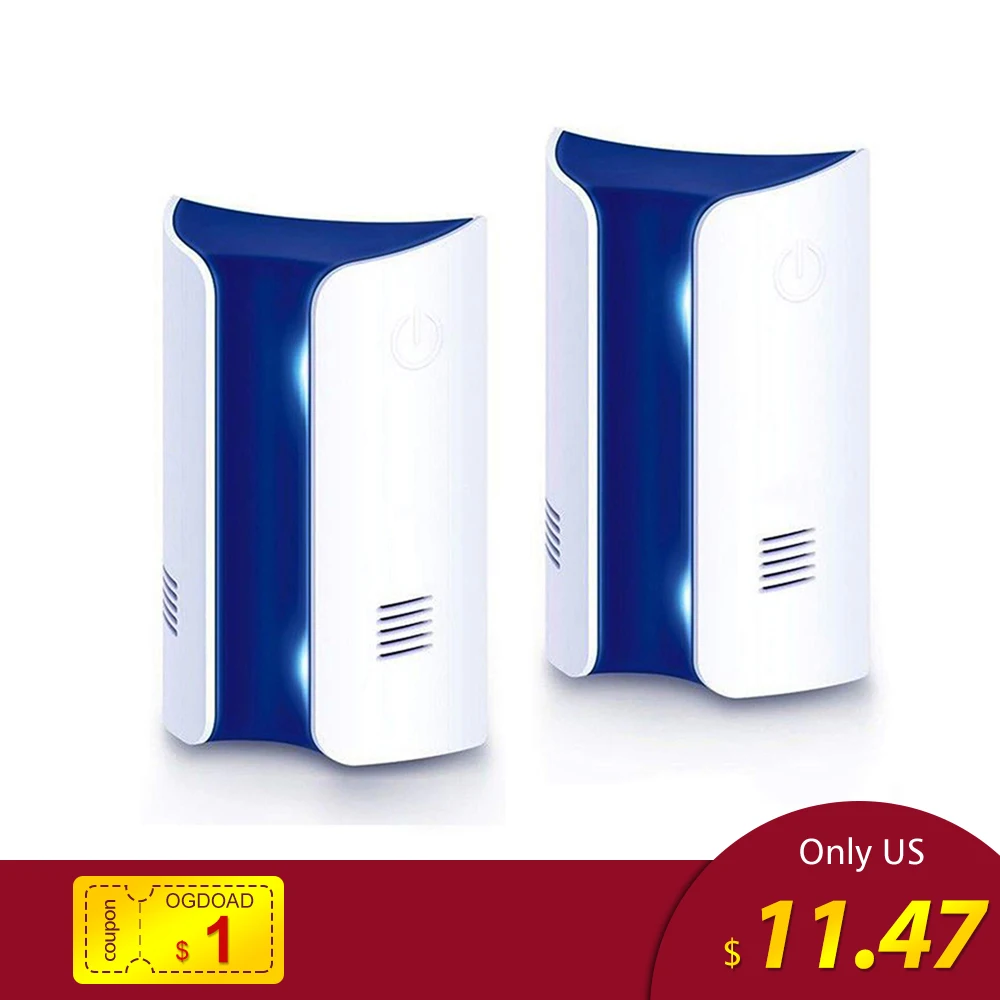 

Ultrasonic Electronic Repeller Multi-function Insect Repeller for Mouse Mosquitoes Spiders Electronic Dispeller Repellent Killer