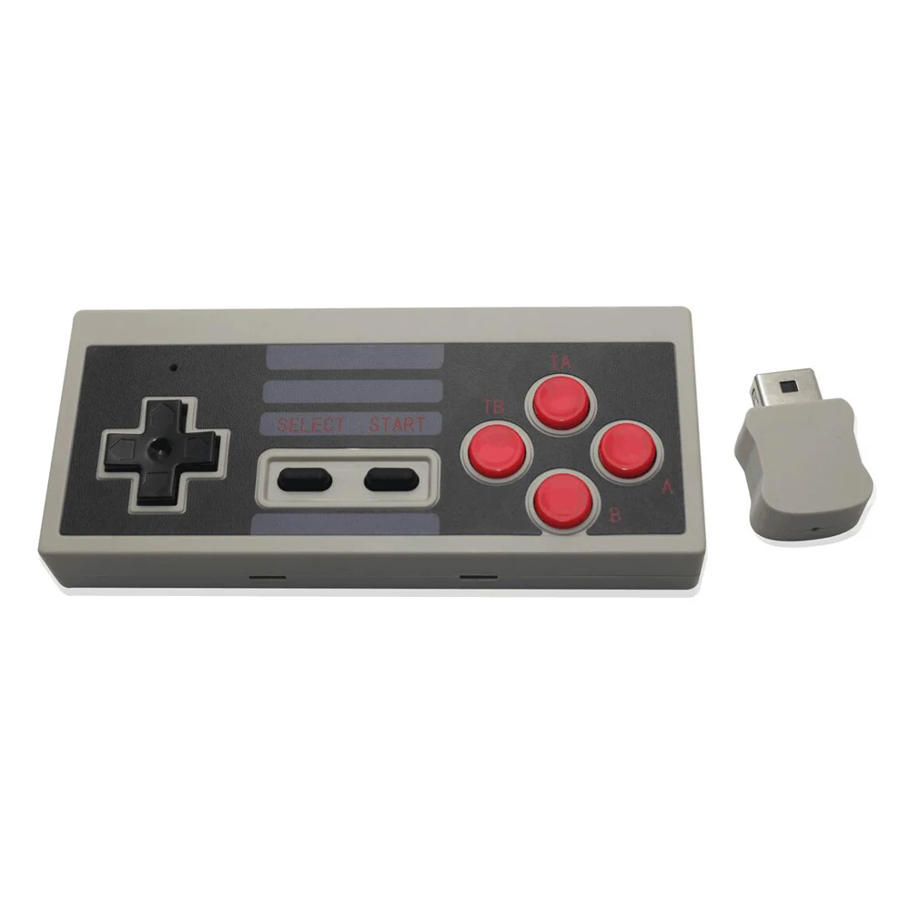 10pcs 2.4G Wireless Controller Gamepad for NES Classic Edition Mini Console controller joystick TURBO+A+B 10pcs 2.4G Wireless Controller Gamepad for NES Classic Edition Mini Console controller joystick TURBO+A+B