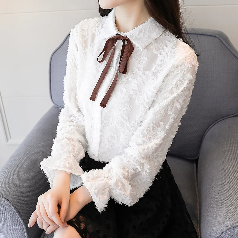 2018 Spring Korean New Female Temperament Long Sleeve