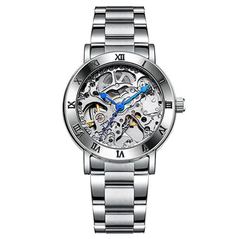 

Luxury Brand IK Colouring Women Watch Automatic Self-Wind Water Resistant Female Clock Skeleton Mechanical Relogio Feminino