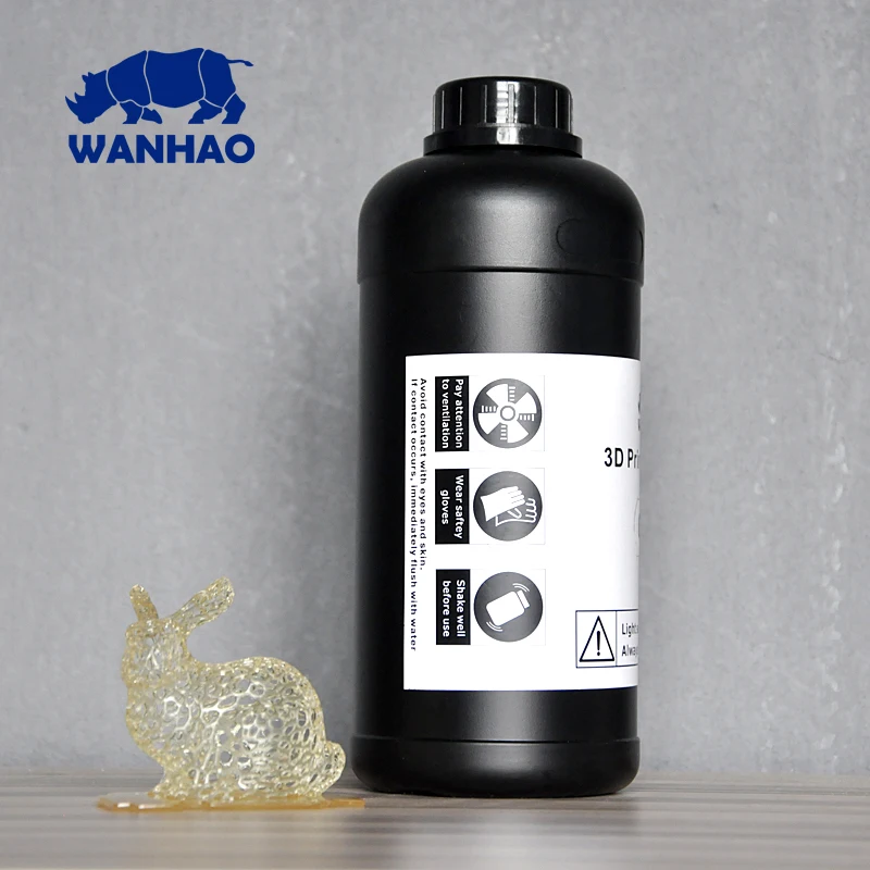 UV 405nm фотополимер для DPL/SLA/LCD принтера | Wanhao Duplicator 7 Фотополимерная смола D7 Ванхао