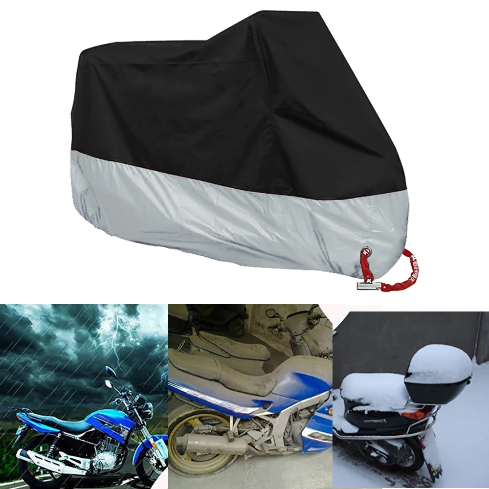 

Motorcycle Cover Waterproof Outdoor Protector Rainproof Outdoor Blanket Motorbike Rain Sun Dust proof Moto Cloth