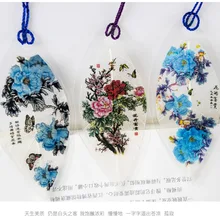 1 шт. классическая элегантность креативная кисточка Закладка Китайский ветер натуральные коллекционные вещи листья вены закладки креативные канцелярские принадлежности