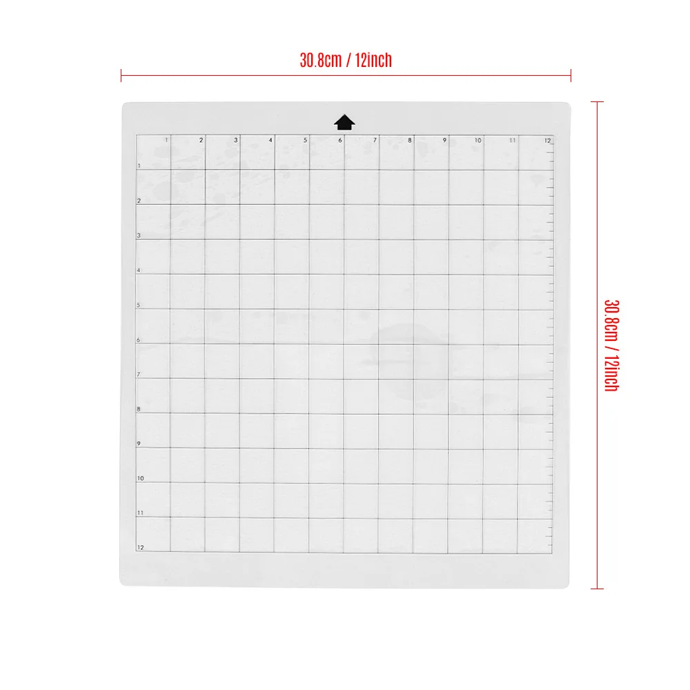3 шт./компл. 12* 24in Замена резки мат прозрачный клейкий коврик с измерительная сетка для Силуэт КАМЕЯ плоттер станки