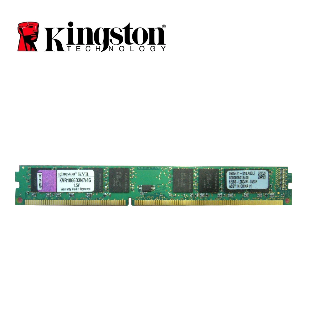 Оперативная память Kingston DDR3 4G 1066 МГц 1 5 в CL7 240Pin DIMM KVR1066D3S4R7SK2/4 ОЗУ для настольного
