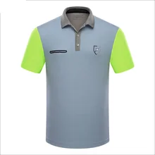 Фирменные Поло Гольф спортивные мужские рубашки летняя тонкая, с коротким рукавом с воздухопроницаемой быстросохнущей Гольф футболка для мужчин серый синий розовый XL